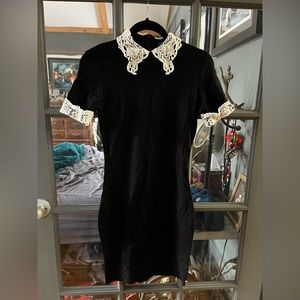 Fashion nova Wednesday collar dress xs